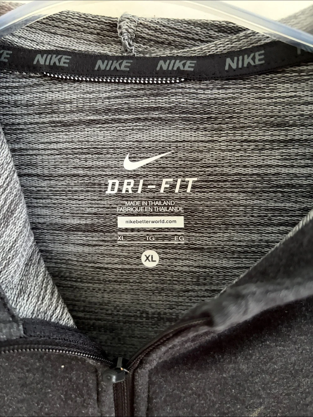 Nike Women's Black Dri-FIT Full-Zip Hoodie